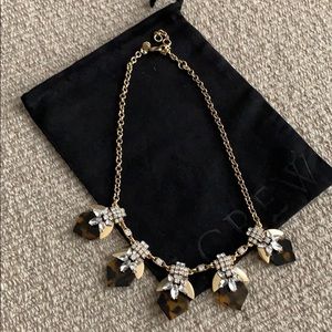 J. Crew tortoise statement necklace